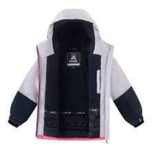 Kamik Winter Jacket Galina (windproof and waterproof, reflective) haze pink/light blue girls